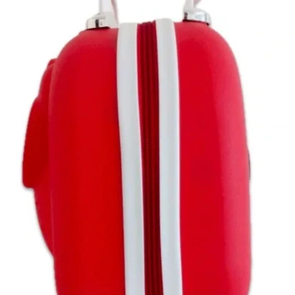 ❗️Classic❗️Red Hello Kitty Train Case Carry-On Cosmetic/Toiletry Suitcase Strap - Picture 3 of 4